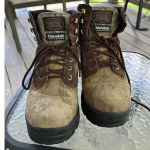 Northwest Territory Camo Hunting Boots‎ Thinsulate Insulated Brown Mens 9.5